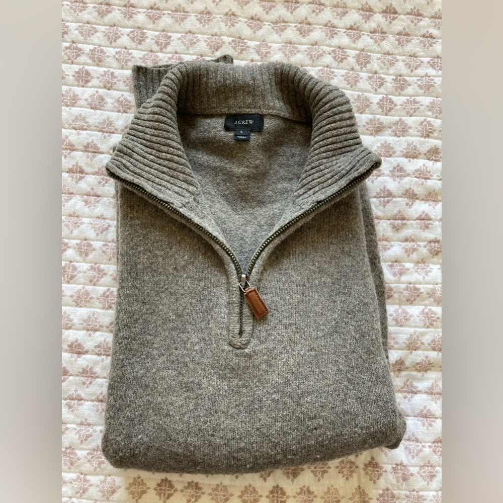 JCrew Half Zip Sweater - Large